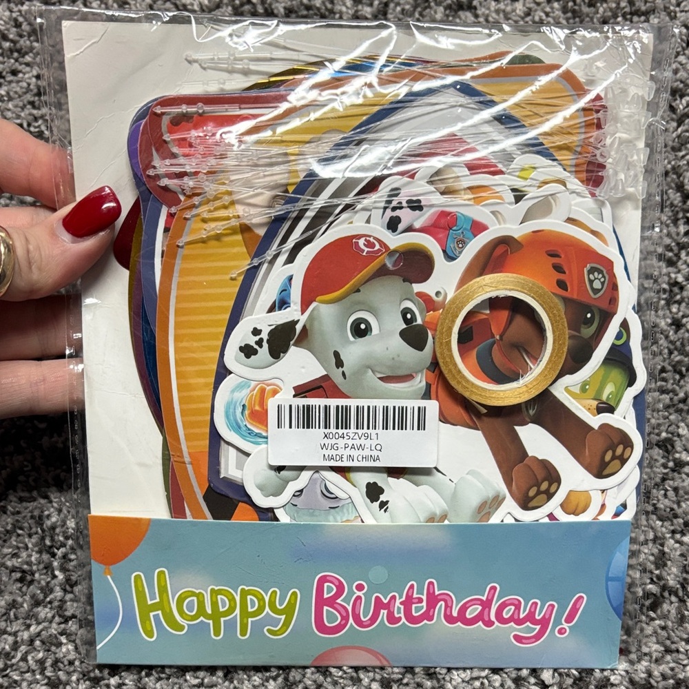Paw Patrol Birthday Decoration Set